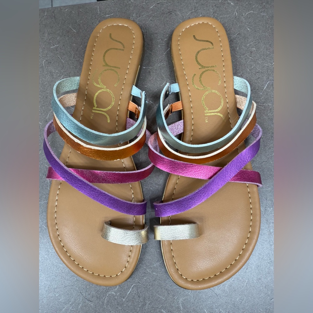Sugar Women's Colorful Strappy Sandals